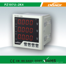 Écran numérique triphasé LED Voltmeter